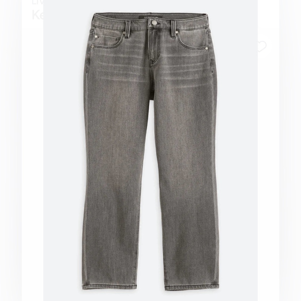 Liverpool Kennedy Crop Straight Jean - Picture 3 of 5